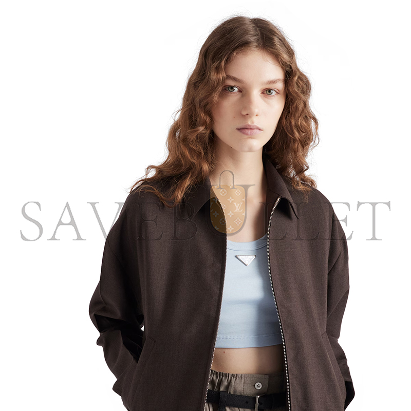 Pra*a ribbed knit crop top 39576